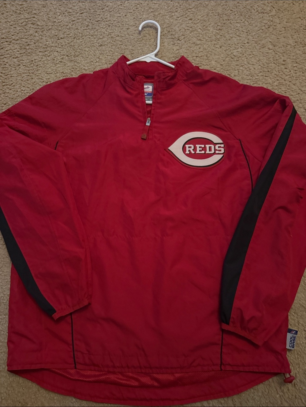 Cincinnati Reds Majestic pullover Jacket - Picture 2 of 2
